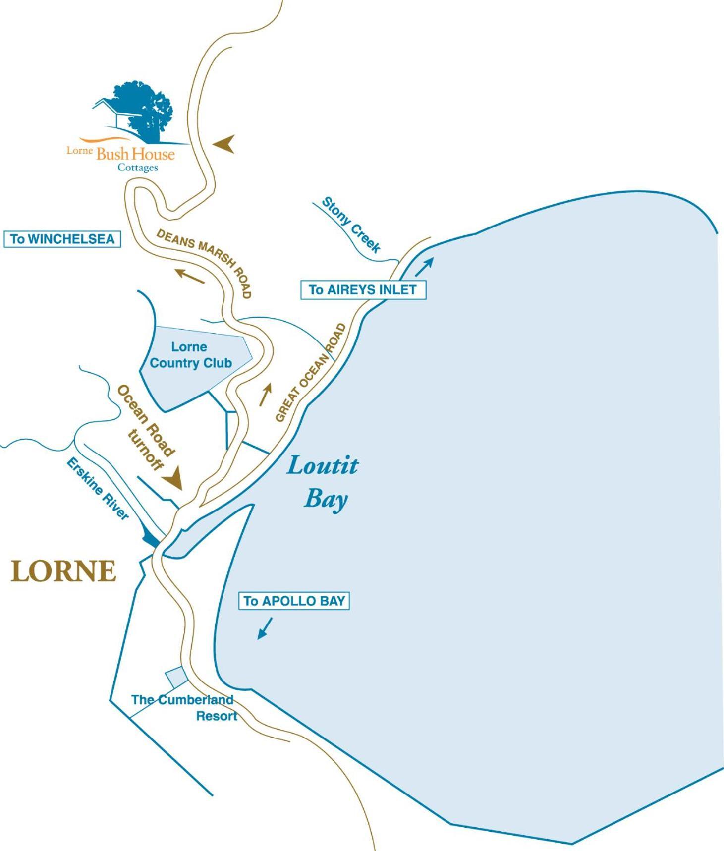 Lorne Bush House Cottages & Eco Retreats Extérieur photo